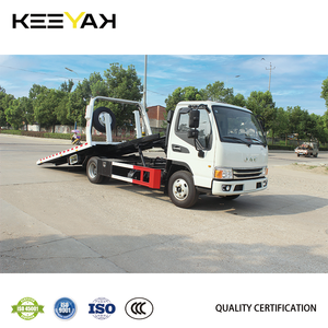 Nouveau camion de dépannage à <span class=keywords><strong>plateau</strong></span> plat JAC 4x2, normes d'émission EURO 5, camion de dépannage pour l'élimination des obstacles sur la route - Product Image 3