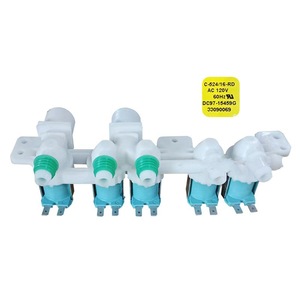 Válvula Solenoide DC97-15459G 120V 60Hz, Válvula de Entrada de Diafragma para Lavadora Samsung, Pieza de Repuesto - Product Image 1