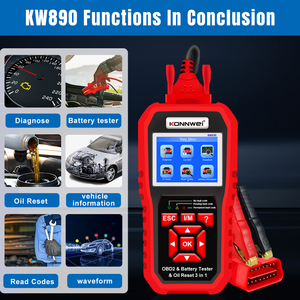 Herramientas de taller directas de fábrica Konwei Kw890 Car Obd Scanner Obd2 Scanner & Battery Testers Herramienta de diagnóstico con reinicio de servicio de aceite - Product Image 3