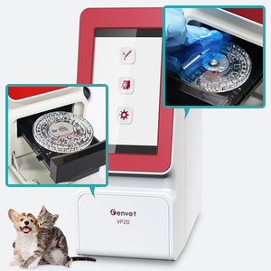 Genvet kiểm tra bảng điều khiển vp20 màn hình cảm ứng thú y hóa học Analyzer sinh hóa hệ thống phân tích cho động vật bác sĩ thú y phòng khám genrui - Product Image 3