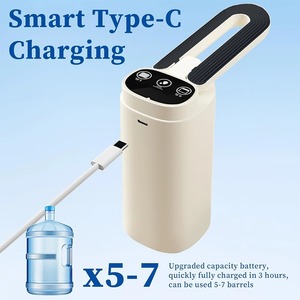 Water Bottle <b>Pump</b> Automatic Water Dispenser for 5 Gallon Bottle Type-C Charging Portable Electric Water Dispenser <b>Pump</b> - Product Image 4