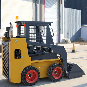 Mini <span class=keywords><strong>Skid</strong></span> Steer <span class=keywords><strong>Loader</strong></span> Mesin Kubota Kapasitas 300kg Kabin Tertutup Roda Trek Front <span class=keywords><strong>Loader</strong></span> - Product Image 2