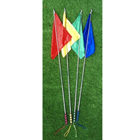 2023 Logo personnalisé Polyester Nylon Formation Cheval Drapeau Fouet Tour Guide Drapeau Avec Rétractable Télescopique Pôle Crochet Lunge Bâton