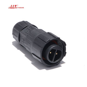 M16電気2ピンストレートケーブルプラグIP68パネルマウント端子防水2 3 4 5 6 7 8 9 12ピンコネクタ - Product Image 2