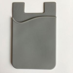 Factory Sticky Silicone Phone Stand Snap Holder Wallet With Sticker - Product Image 2