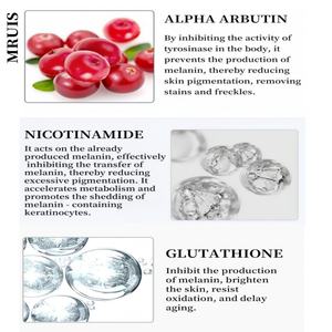 Özel etiket Nicotinamide organik yüz cilt aydınlatma Anti-aging VC nemlendirici hyaluronik asit 1KG yüz beyazlatma kremi - Product Image 3