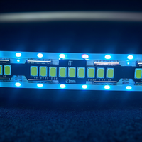 Tira de LED Azul ZCQR DECO M0136 de 41 mm 2835 9LED con Base de Aleación de Aluminio para Iluminación de Automóviles - Fácil Instalación China