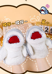 Guanto Marionetta a Forma di Squalo Divertente e Creativo, Bambola con Bocca Aperta, Giocattolo in Peluche per Scherzi, Regalo - Product Image 5