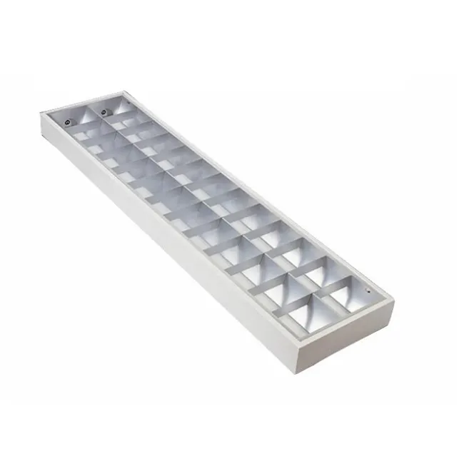 30*120 60*120 60*60 incasso Louver Troffer apparecchio ufficio Led griglia luce fluorescente T5 T8 LED griglia lampada