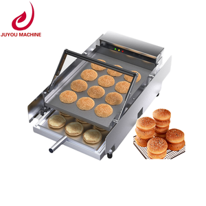 เครื่องปิ้งขนมปังแบบกดขนมปังแฮมเบอร์เกอร์สองชั้นแบบไฟฟ้าใช้ในเชิงพาณิชย์ - Product Image 1