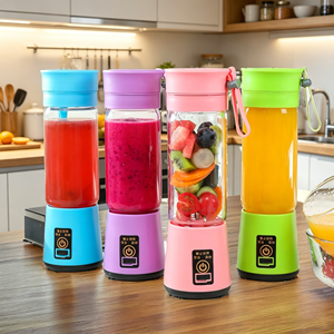 Mini <span class=keywords><strong>Licuadora</strong></span> <span class=keywords><strong>Portátil</strong></span> de 380 ml, Recargable Tipo-C, Vaso Mezclador Eléctrico para Smoothies, Extractor de Jugos de Frutas, para el Hogar y el Automóvil - Product Image 3