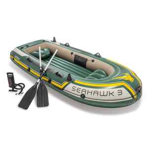 Ensemble de bateaux gonflables INTEX 68380 <span class=keywords><strong>Seahawk</strong></span> 3 personnes avec rames et <span class=keywords><strong>bateau</strong></span> à pompe pour le rafting - Product Image 1