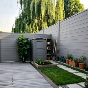 <span class=keywords><strong>Panneaux</strong></span> de clôture de jardin mobiles en vinyle 6x8 (8ftx8ft) de 7 pieds de haut avec poteaux, installation facile en <span class=keywords><strong>extérieur</strong></span>, délai de livraison de 10 jours - Product Image 3