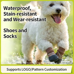 Chaussettes imperméables pour <span class=keywords><strong>chien</strong></span>, légères, flexibles, respirantes, extensibles, chaudes, protectrices pour <span class=keywords><strong>les</strong></span> <span class=keywords><strong>pattes</strong></span> des chiots, résistantes à <span class=keywords><strong>la</strong></span> saleté, pour <span class=keywords><strong>la</strong></span> pluie et <span class=keywords><strong>la</strong></span> <span class=keywords><strong>neige</strong></span> - Product Image 2