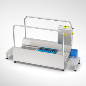 Station de nettoyage des mains en acier inoxydable pour l'hygiène industrielle et le contrôle sanitaire du personnel - Product Image 1