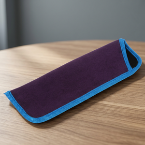 Étui et sac à lunettes en néoprène rectangulaire de couleur personnalisée, durable, léger et souple - Product Image 3