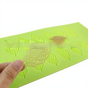 Molde de Silicona Decorativo para Postres, Pudín, Chocolate, Molde para Hornear en Casa, Molde para Fondant con Forma de Hoja, 15 cm - Product Image 1