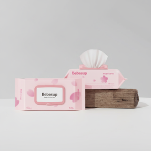 Cherry Blossom Bebe Forest para toallitas húmedas de agua 100-Paquete de hojas para el cuidado del fondo del bebé - Product Image 2