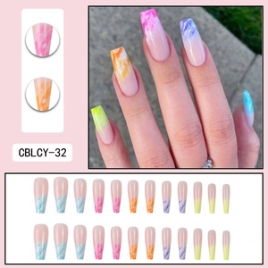Ongles à presser durables en ABS, vente en gros, styles multiples, couverture complète, faux ongles artificiels réutilisables, manucure de salon, ongles à presser - Product Image 6