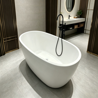 Baignoire autoportante moderne en acrylique Raison Premium pour adultes, avec certification CUPC et CE, pour usage en villa et hôtel RS306