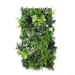 Greenery-muro de setos verdes artificiales, 50x100 cm, planta falsa para decoración interior