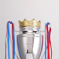 Trofeos Metálicos Personalizados con Diseño de Corona, Ideales para Competiciones Deportivas de Baloncesto para Adultos y Niños