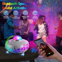 Lampe de projection des 12 constellations, haut-parleur sans fil, projecteur de ciel étoilé, veilleuse pour enfants et adultes, cadeaux