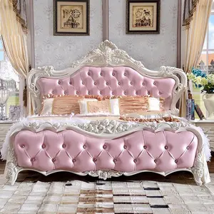 سرير مفرد وناعم للبيع, سرير مفرد وناعم باللون الوردي للأميرة للبيع ، يتميز بلوحة حديثة مريحة أوروبية من 7-25 يوم على شكل T/T