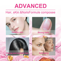Comprimés de collagène + vitamine C pour adultes, soutien des cheveux, de la peau, des ongles et du système immunitaire, complément beauté anti-âge
