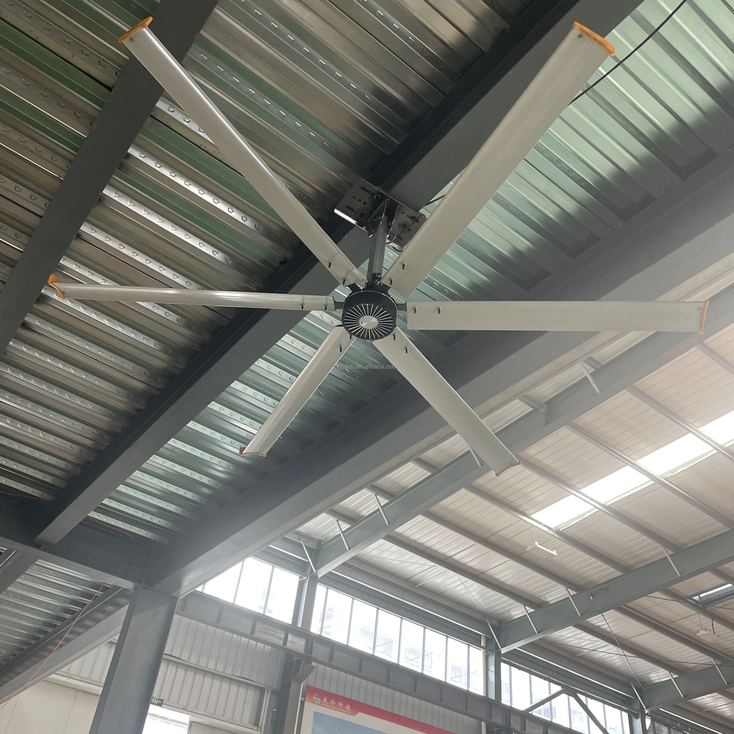 8ft big commercial hvls ceiling fan for shops