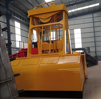 Grue de quai CE 15CBM pour manutention de matériaux en vrac, contrôle intelligent, longue durée de vie, télécommande sans fil, grappin hydraulique