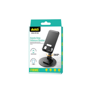 Mobile Phone <b>Stand</b> 360 Degree Rotation Foldable Desk Holder <b>for</b> <b>Tablet</b> iPad Metal Base - Product Image 1