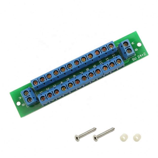 SeekEC Power Distribution Board 2 Inputs 2 X 13 Outputs for DC AC Voltage PCB007 for Train Power Control