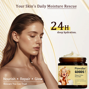 Crème Essentielle Visage Flowziax OEM Marque Privée avec Baume Fouetté au Suif et au <span class=keywords><strong>Miel</strong></span> <span class=keywords><strong>pour</strong></span> Hydrater et Éclaircir <span class=keywords><strong>la</strong></span> <span class=keywords><strong>Peau</strong></span> du Visage - Product Image 4