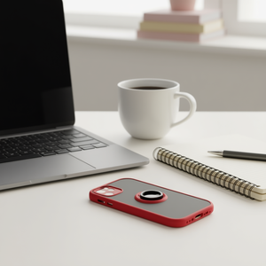 เคสโทรศัพท์ DAM TPU แบบด้าน พร้อมห่วงนิ้ว ป้องกันการตก สำหรับ iPhone - Product Image 3