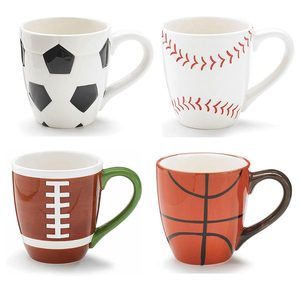 Tasse de Football en grès, Mug avec céramique, verres glacés, effet 3D, peinture à la main, pour le café, nouvelle collection - Product Image 2