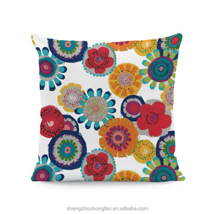 Flowers <strong>Pillow</strong> Covers 18*18 Inch, Floral <strong>Square</strong> Cushion Covers Spring Summer Seasonal Decor Pillowcase for Living Room <strong>Sofa</strong> - Product Image 1