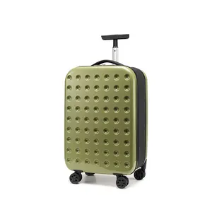 Borsa nera scandinava L set valigie portabagagli in alluminio per fattorini da viaggio valigia leggera pieghevole