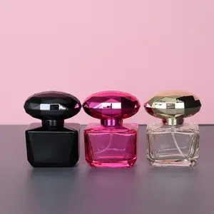 Botella de Perfume de lujo personalizada, botellas de vidrio con espray para Perfume de 30ml