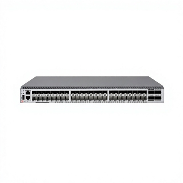 Brocade G620 32G Gen6 Fibre Channel Switch with 64 Ports (24 active), Redundant Power, Low-Latency, Scalable for SAN