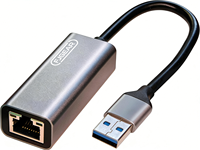 Adaptador Ethernet Gigabit USB a RJ45 FJGEAR de 1000 Mbps, Sin Controladores, Plug-and-Play para Computadora Portátil, Escritorio, Impresora, Oficina en Casa, Viajes
