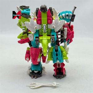 6 en 1 figuras transformación Ko Predaking Piranacon Crazy Beast Fit <span class=keywords><strong>Clan</strong></span> hexágono mecánico cambio de forma Robot juguetes regalos - Product Image 2