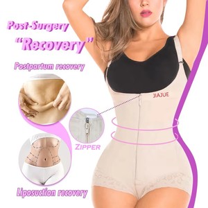 Moldeador de cuerpo de alta compresión Faha Colombiana Post Cirugía Moldeadora Md Post <span class=keywords><strong>Parto</strong></span> Para Mujer Gaine Amincissante Femme BBL Vaina - Product Image 5