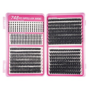 <span class=keywords><strong>Kit</strong></span> de <span class=keywords><strong>faux</strong></span> <span class=keywords><strong>cils</strong></span> segmentés 30D Volume Lash Clusters avec boîte à outils Extensions DIY OEM ODM Approuvé CE - Product Image 1