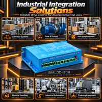 Contrôleur de moteur BLDC industriel AC220V avec pilote de vitesse PWM et Modbus RS485 pour moteurs à capteurs Hall et sans capteurs