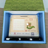 Support de calendrier perpétuel en métal personnalisé à monter soi-même, facile à assembler, pour comptoir, bureau, organisateur de maison, style Americana