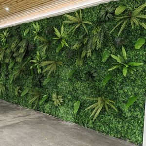 Vari Design all'ingrosso 50*50cm pianta di simulazione artificiale TPE erba all'aperto verde per parete giardino casa paesaggio decorazione - Product Image 1
