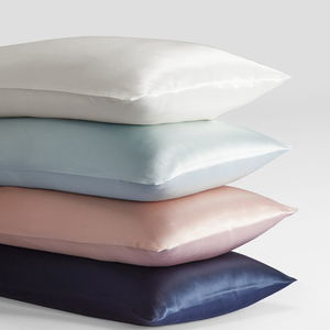 Fabricante chino Estilo sobre Cremallera Imitación de seda Funda De Almohada Juego de regalo Satén Impresión digital para el cuidado del cabello y la piel - Product Image 1