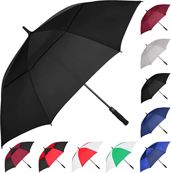 Golf Paraplu Extra Grote Size Winddicht Automatische Open Custom Logo Voor Man Vrouw