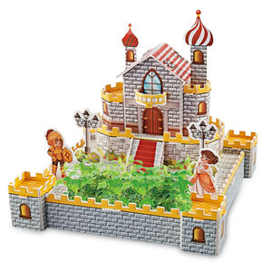 Juguetes Educativos de Ensamblaje, Rompecabezas 3D de Cartón para Colorear, Castillo para Niños - Product Image 1